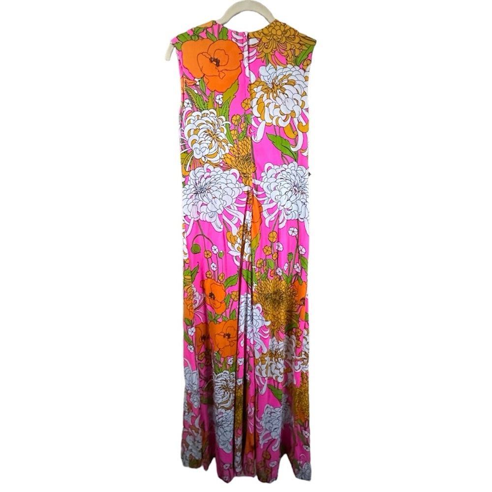 Vintage 70’s Hippie Boho Floral Print Maxi Dress - Picture 3 of 4